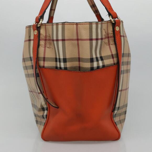 Burberry Nova Check Tote Bag Pvc Beige - Picture 4 of 16